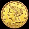 Image 1 : 1906 $2.50 Gold Quarter Eagle UNCIRCULATED