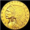 1914-D $2.50 Gold Quarter Eagle CLOSELY UNCIRCULATED