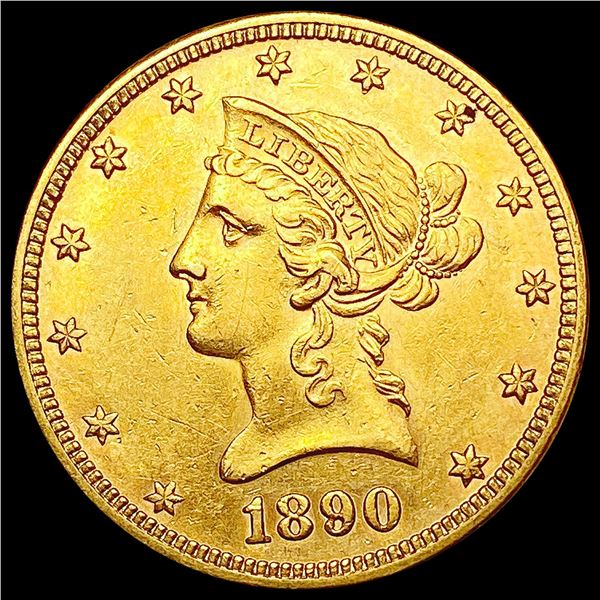 1890 $10 Gold Eagle CHOICE AU