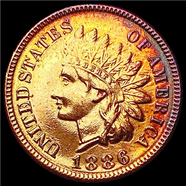 1886 T1 Indian Head Cent CLOSELY UNCIRCULATED
