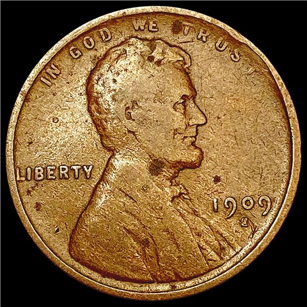 1909-S Wheat Cent NEARLY UNCIRCULATED