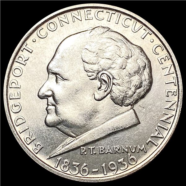 1936 Bridgeport Half Dollar UNCIRCULATED