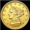 Image 1 : 1852 $2.50 Gold Quarter Eagle CLOSELY UNCIRCULATED