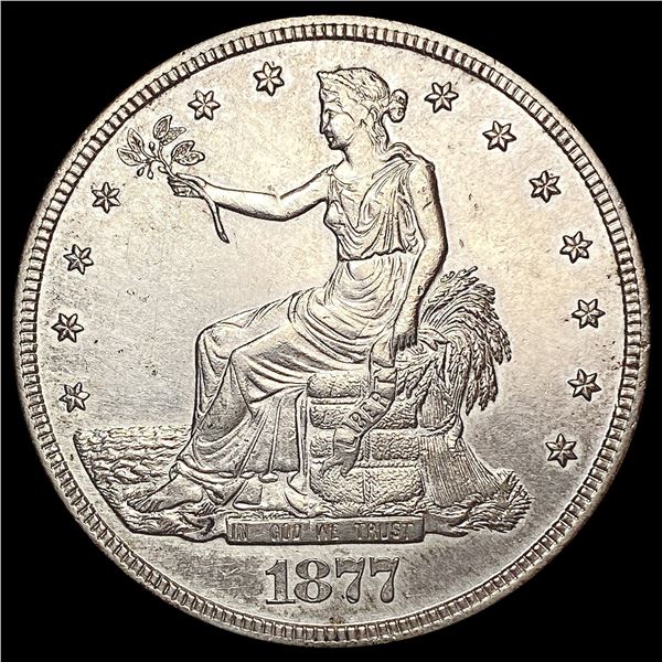 1877-S Silver Trade Dollar CLOSELY UNCIRCULATED