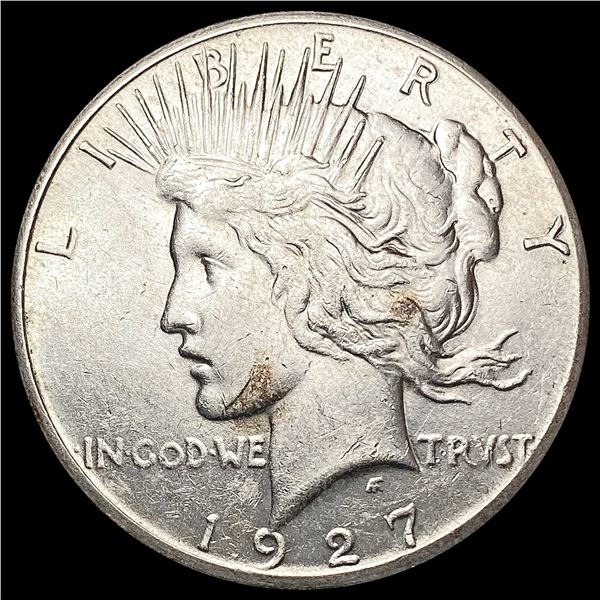 1927 Silver Peace Dollar CLOSELY UNCIRCULATED