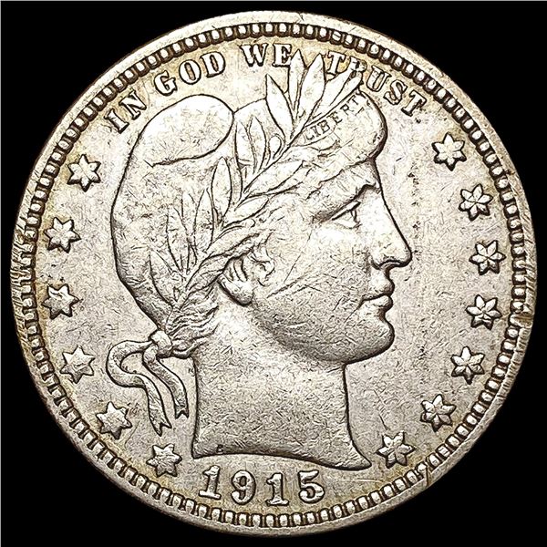 1915-D Barber Quarter CLOSELY UNCIRCULATED
