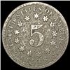 Image 2 : 1869 Shield Nickel LIGHTLY CIRCULATED