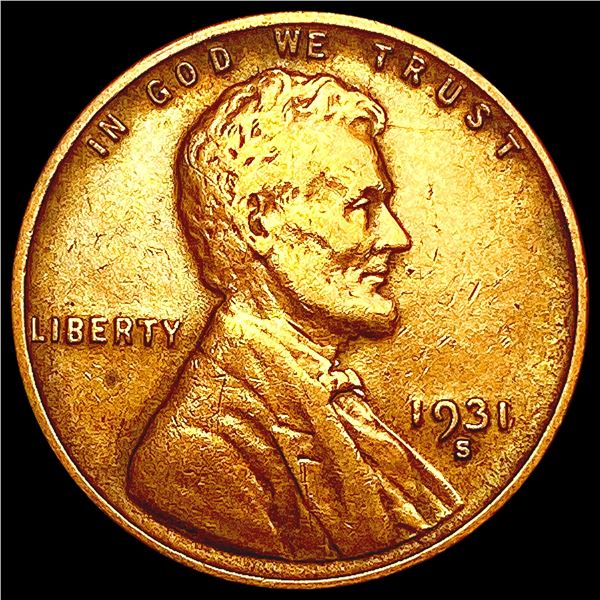 1931-S Wheat Cent CHOICE AU