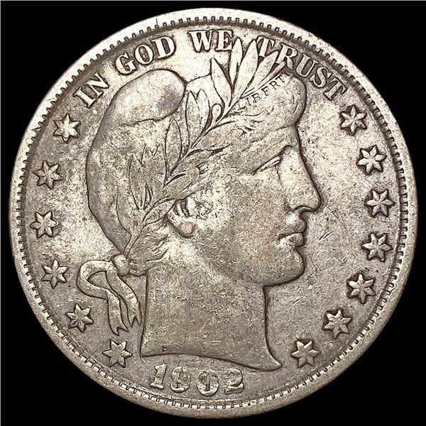 1902 Barber Half Dollar LIGHTLY CIRCULATED