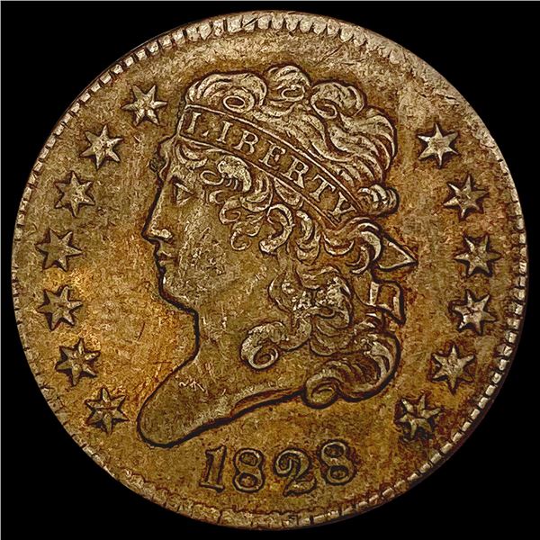 1828 Classic Head Half Cent CLOSELY UNCIRCULATED
