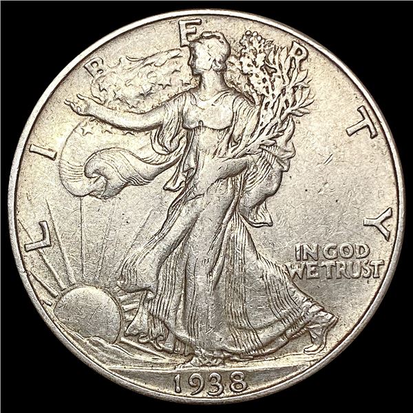 1938-D Walking Liberty Half Dollar CLOSELY UNCIRCULATED