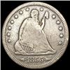 Image 1 : 1855-S Arrows Seated Liberty Quarter NICELY CIRCULATED