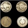 Image 2 : [4] (4) Varied US Nickels (1883, 1911, 1915-S, 1925-S) UNCIRCULATED