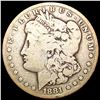Image 1 : 1881-CC Morgan Silver Dollar NICELY CIRCULATED