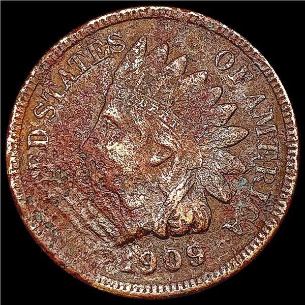 1909 Indian Head Cent NICELY CIRCULATED