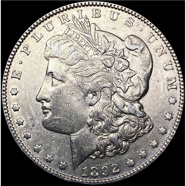 1892 Morgan Silver Dollar CLOSELY UNCIRCULATED