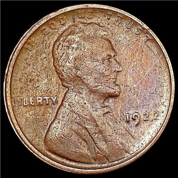1922 No D Wheat Cent NICELY CIRCULATED