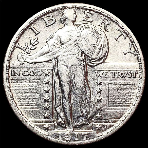 1917 Standing Liberty Quarter CHOICE AU