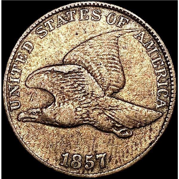 1857 Flying Eagle Cent CLOSELY UNCIRCULATED