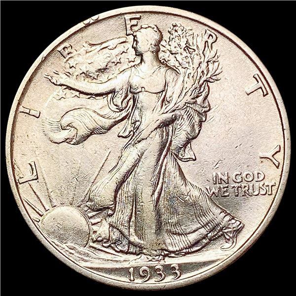 1933-S Walking Liberty Half Dollar CLOSELY UNCIRCULATED