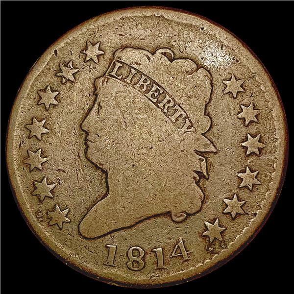 1814 Classic Head Cent NICELY CIRCULATED