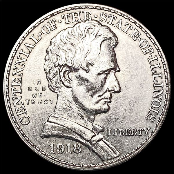 1918 Illinois Half Dollar UNCIRCULATED