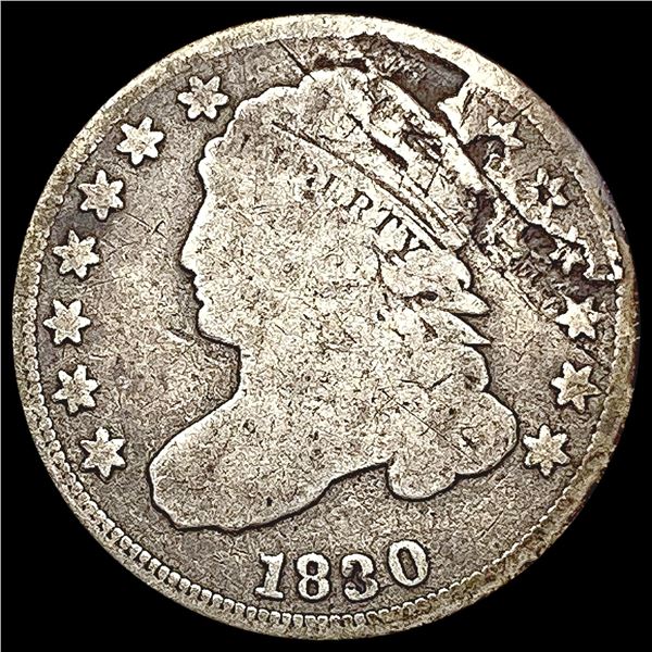 1830 Capped Bust Dime NICELY CIRCULATED