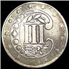 Image 2 : 1854 Silver Three Cent HIGH GRADE