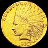 Image 1 : 1910-D $10 Gold Eagle CLOSELY UNCIRCULATED