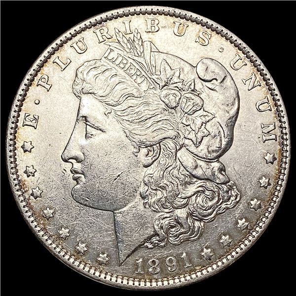 1891-S Morgan Silver Dollar CLOSELY UNCIRCULATED