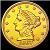 Image 1 : 1907 $2.50 Gold Quarter Eagle UNCIRCULATED