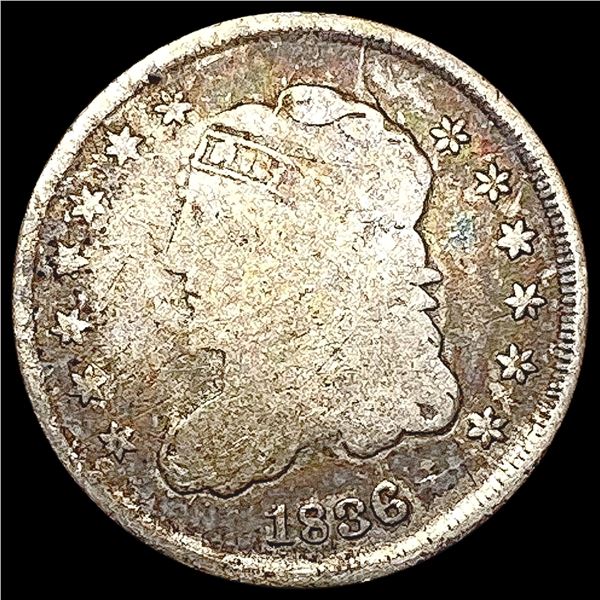 1836 Capped Bust Half Dime NICELY CIRCULATED
