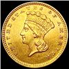 Image 1 : 1857 Rare Gold Dollar UNCIRCULATED