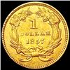 Image 2 : 1857 Rare Gold Dollar UNCIRCULATED