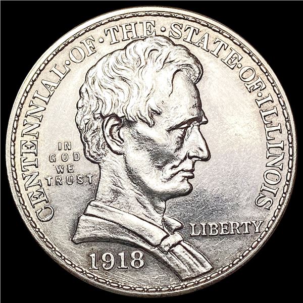 1918 Illinois Half Dollar UNCIRCULATED