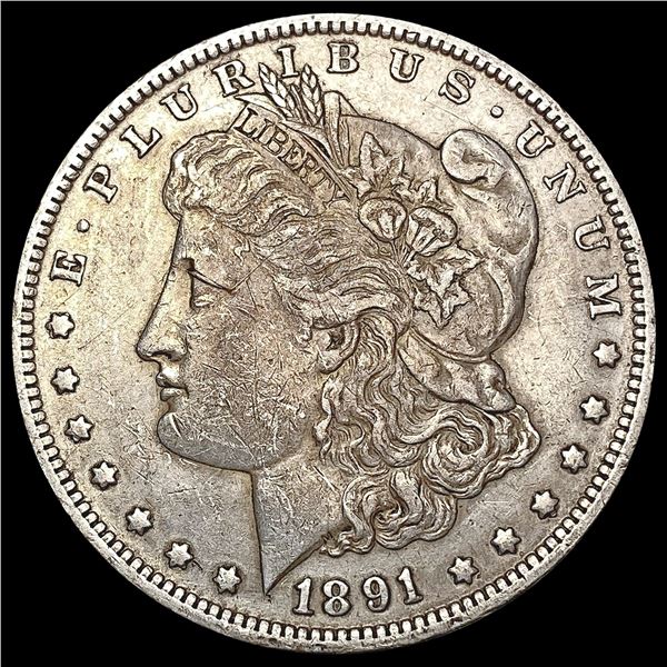 1891-O Morgan Silver Dollar CLOSELY UNCIRCULATED