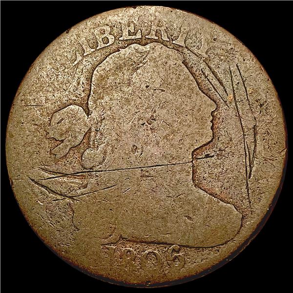1806 Draped Bust Large Cent NICELY CIRCULATED