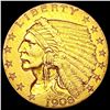 Image 1 : 1908 $2.50 Gold Quarter Eagle CLOSELY UNCIRCULATED