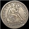 Image 1 : 1854 Arrows Seated Liberty Quarter LIGHTLY CIRCULATED