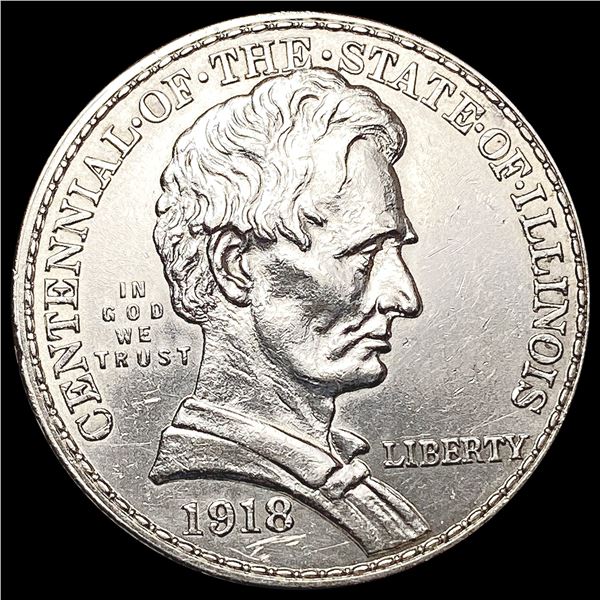 1918 Illinois Half Dollar UNCIRCULATED