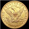Image 2 : 1884 $5 Gold Half Eagle CLOSELY UNCIRCULATED