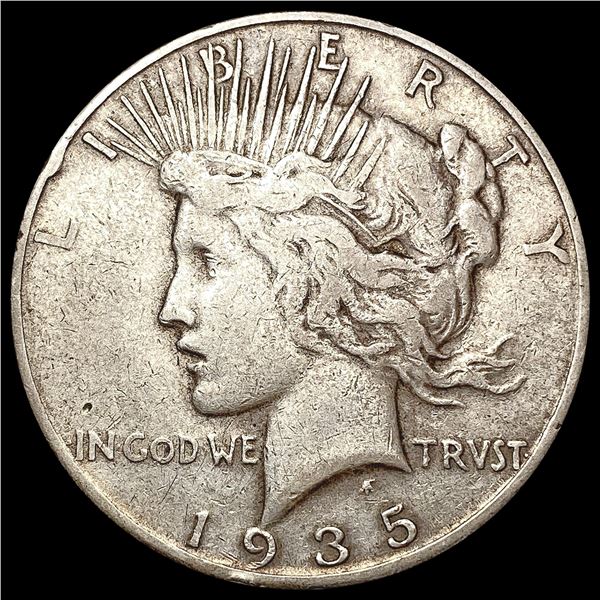 1935-S Silver Peace Dollar LIGHTLY CIRCULATED