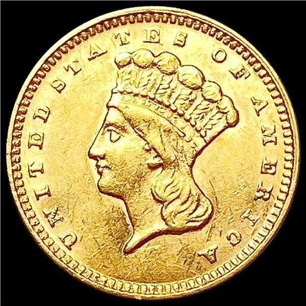 1874 Rare Gold Dollar CLOSELY UNCIRCULATED