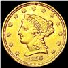 Image 1 : 1856 $2.50 Gold Quarter Eagle CLOSELY UNCIRCULATED