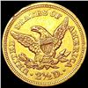 Image 2 : 1856 $2.50 Gold Quarter Eagle CLOSELY UNCIRCULATED