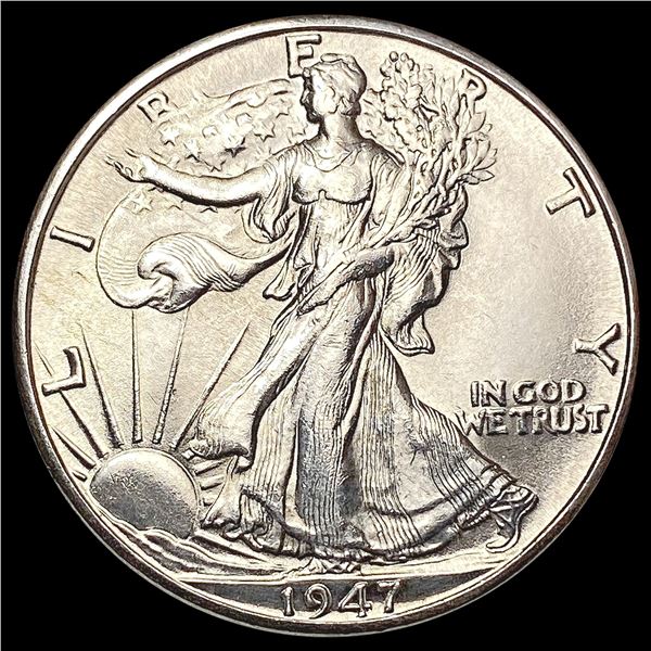 1947-D Walking Liberty Half Dollar CHOICE BU