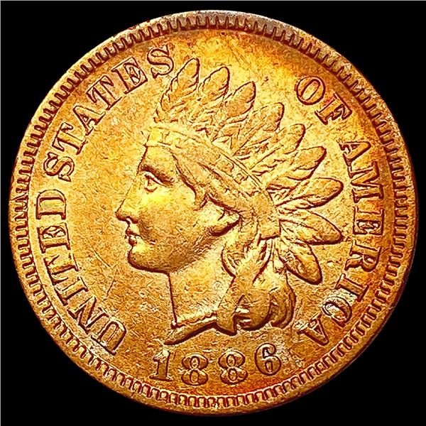 1886 T1 Indian Head Cent CLOSELY UNCIRCULATED