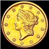 Image 1 : 1849 Rare Gold Dollar CLOSELY UNCIRCULATED