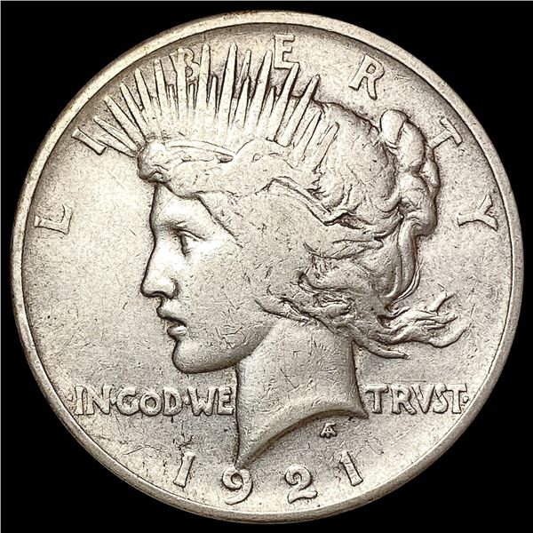 1921 Silver Peace Dollar LIGHTLY CIRCULATED