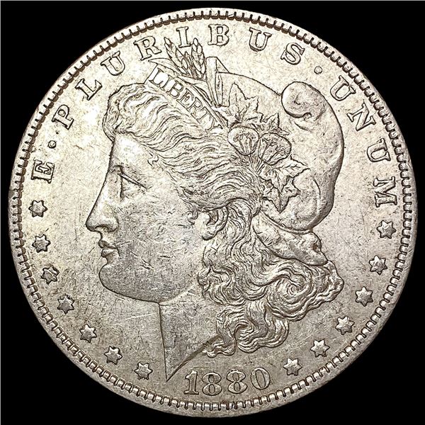 1880-O Micro O Morgan Silver Dollar CLOSELY UNCIRCULATED